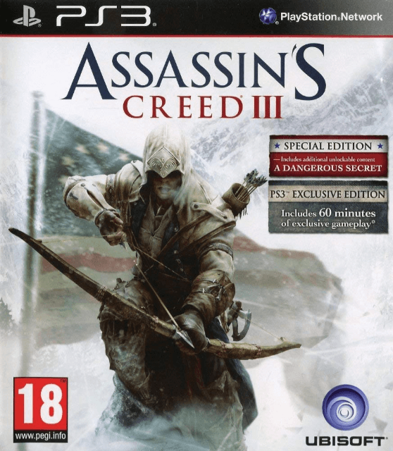 Assassin's Creed III [Join or Die Edition] box art for Playstation 3